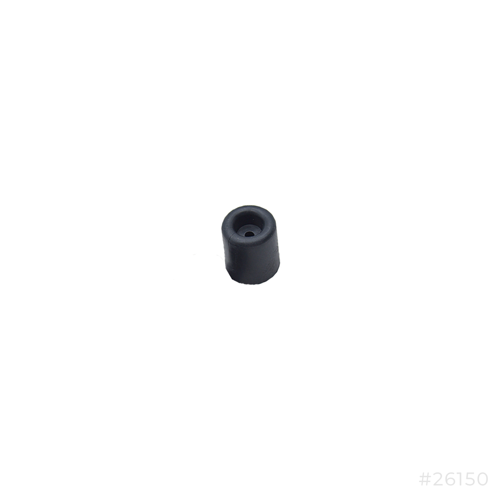 Door Stopper Pvc Round 30mm Black