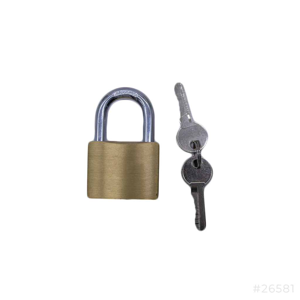 Brass Padlock 50mm Como