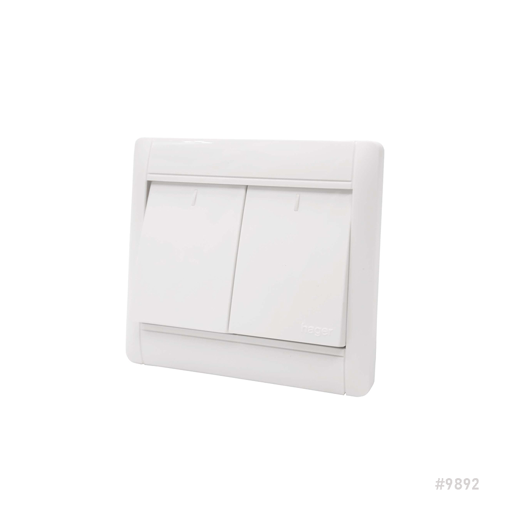 Hager 2 Gang 2 Way Switch WGL122
