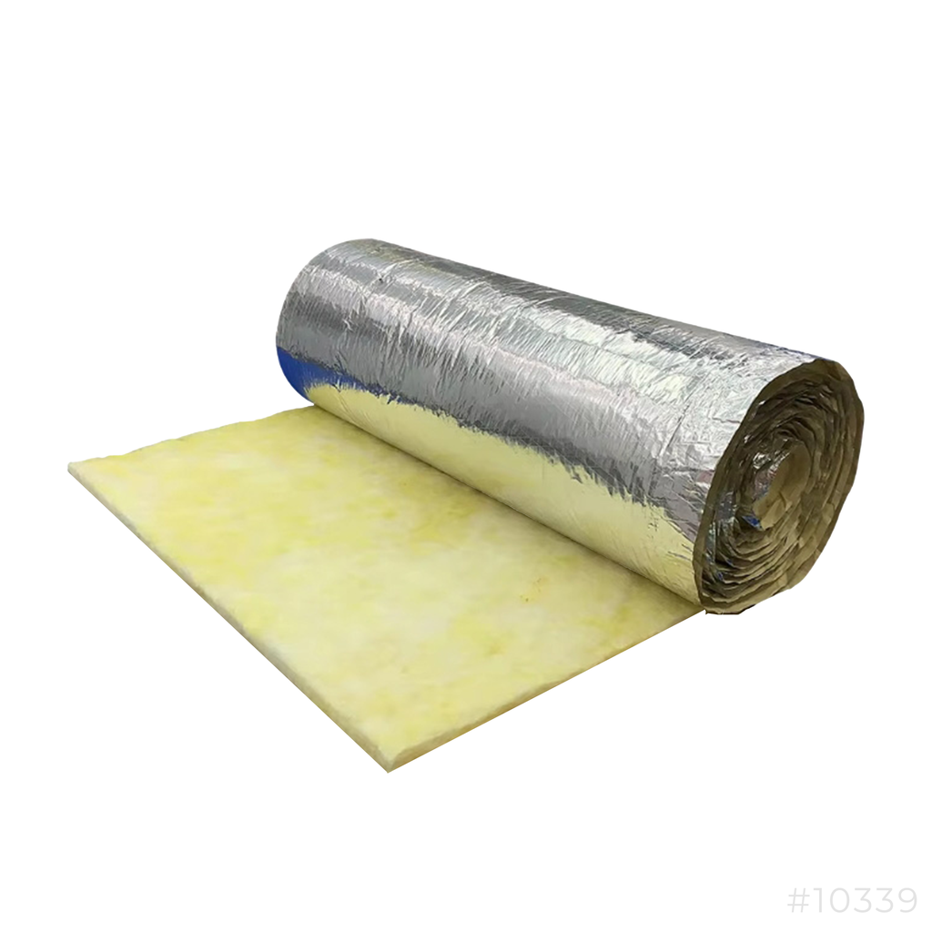 Fiberglass Wool 25mm x 1.2M x 15M x 16Kg/M3 1 Side Aluminum Foil