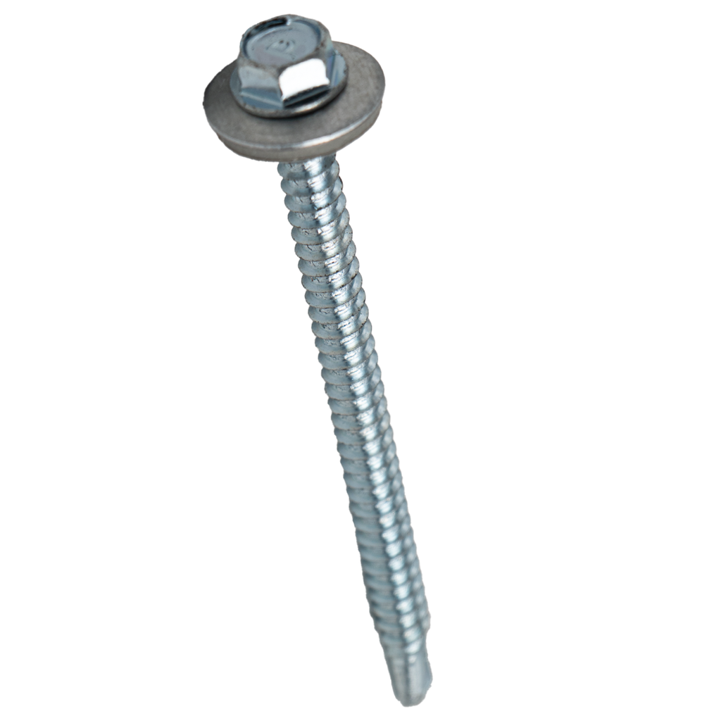 Self-Drilling Screw Hex Washer Head #12x3"