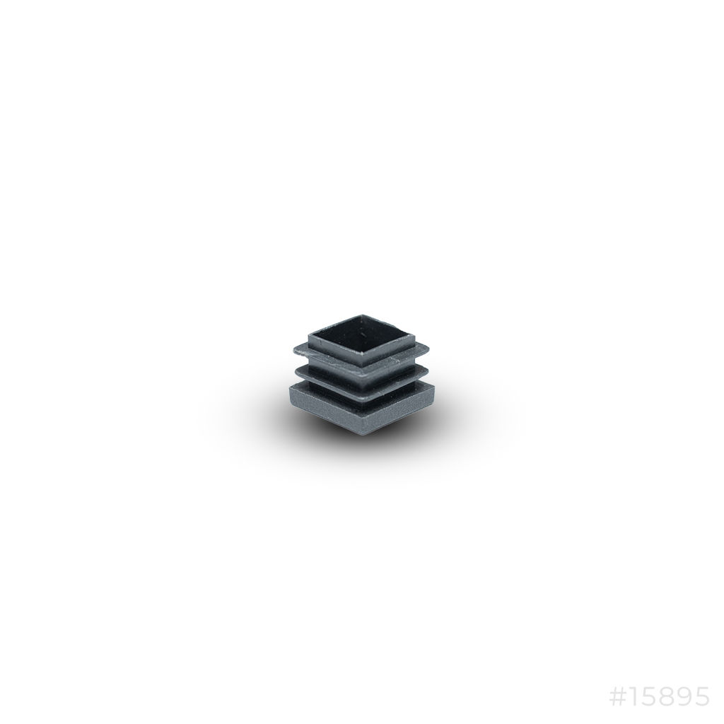 PVC Square Furniture Cap 22mm Inside