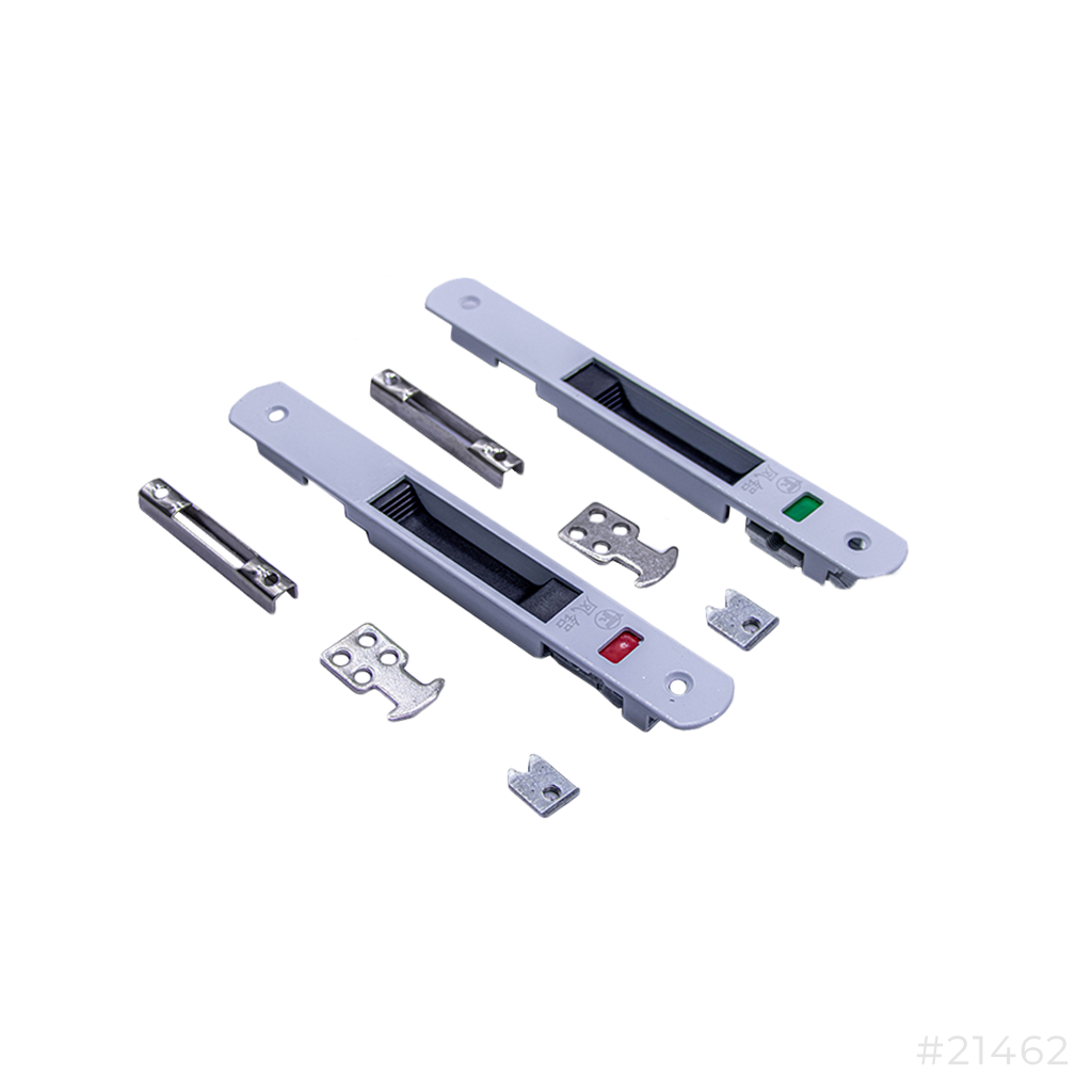 Aluminum Hook Sliding Door Lock White