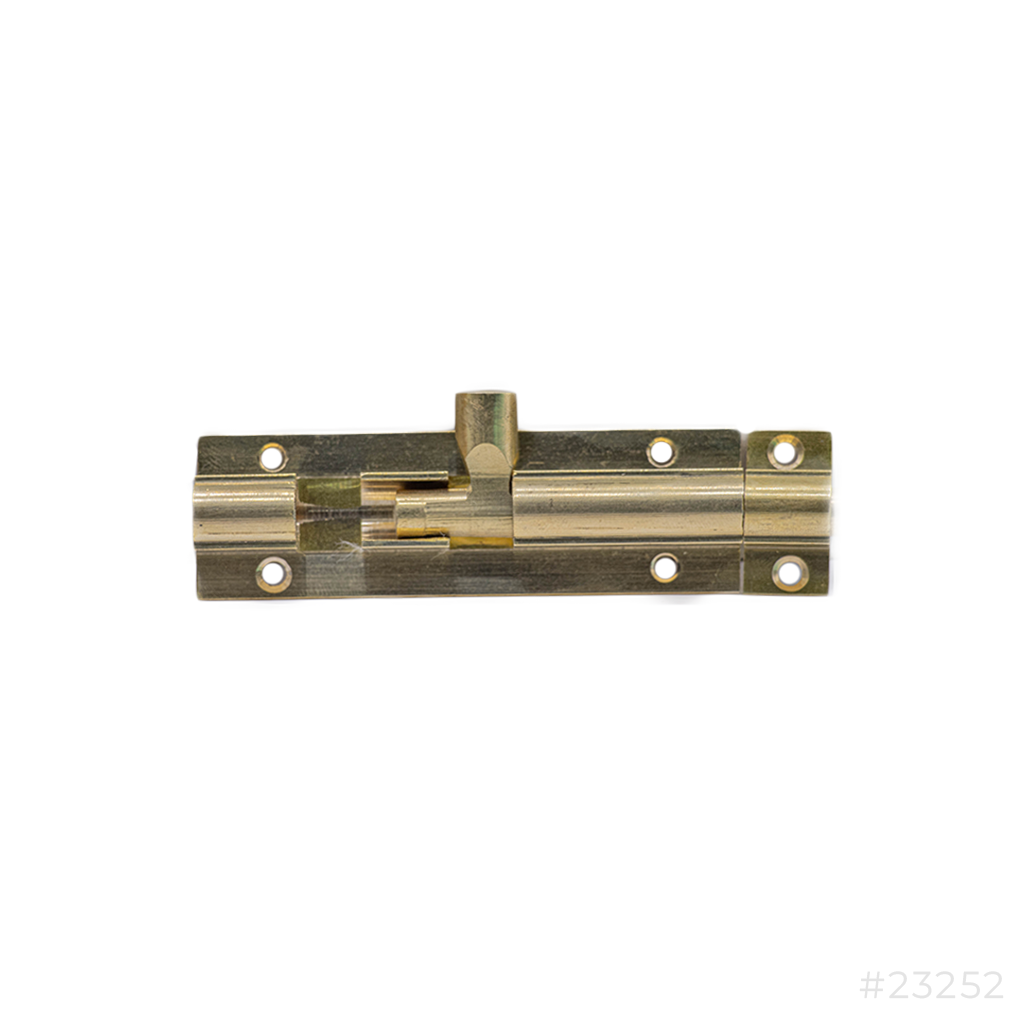 Brass Tower Bolt 4" x 3/8''