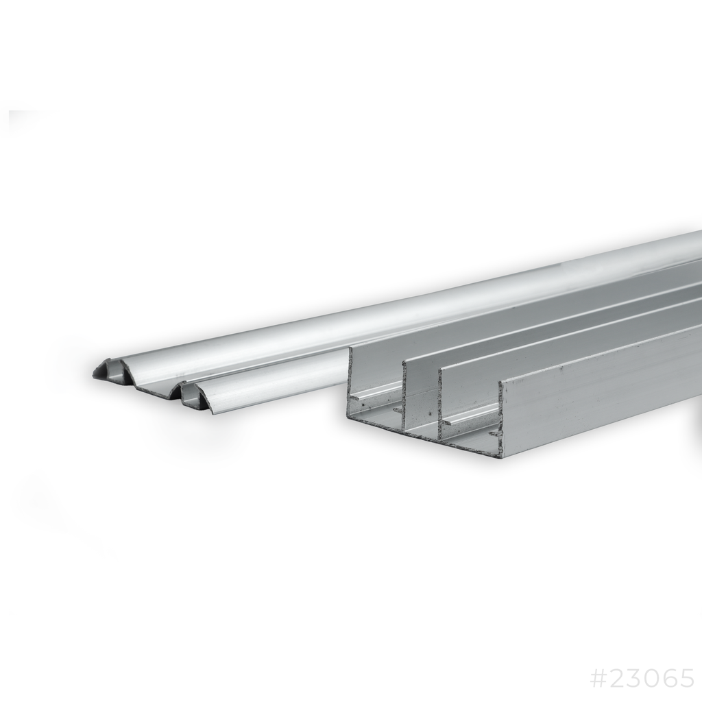 Aluminum Double Sliding Door Channel Top and Bottom 6m