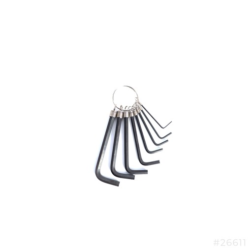 [26611] Hex Key Set 8Pcs 1.5-6mm Groz