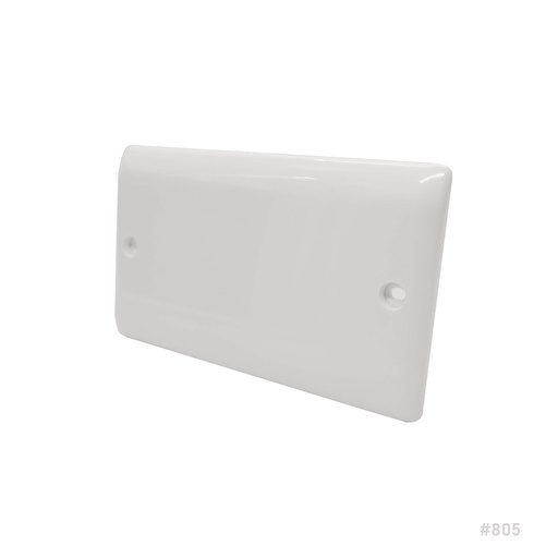 [805] Hager Double Gang Blank Plate XV8102