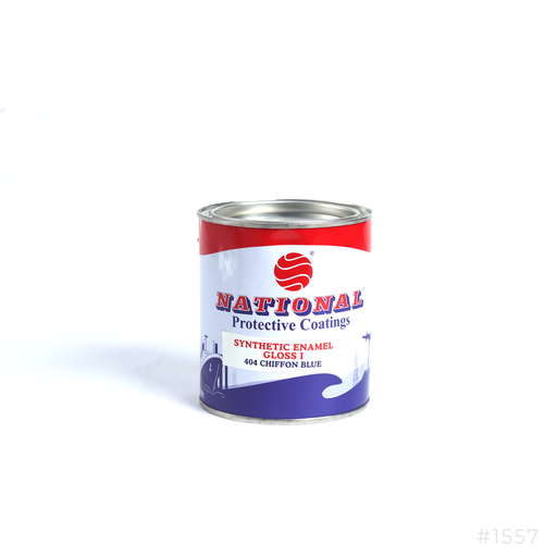 [1557] National Synthetic Enamel Gloss Paint 0.9Ltr 404 Chiffon Blue