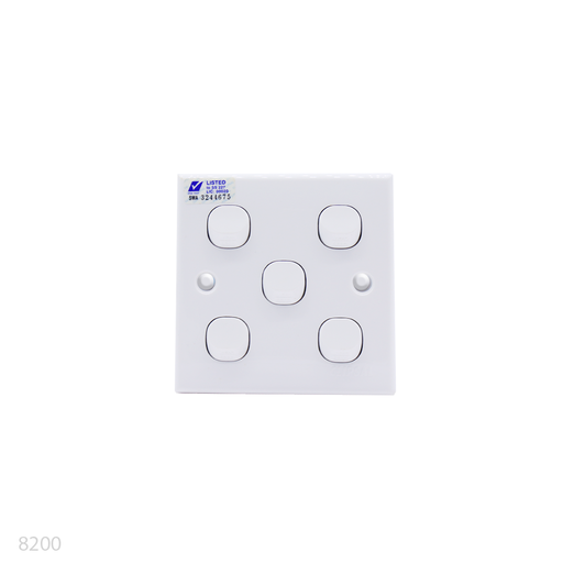 [8200] Switch Clipsal 5 Gang 2 Way