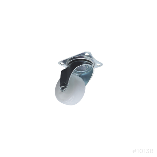 [10138] Caster Wheel White 40mm