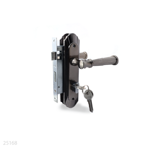 [25168] Door Handle Small Set JM2003M SN/CP Leon