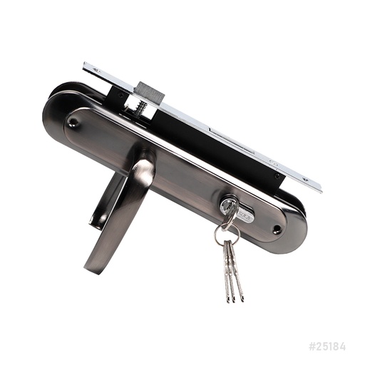 [25184] Door Handle Lock Set 9129-43 AB Solo