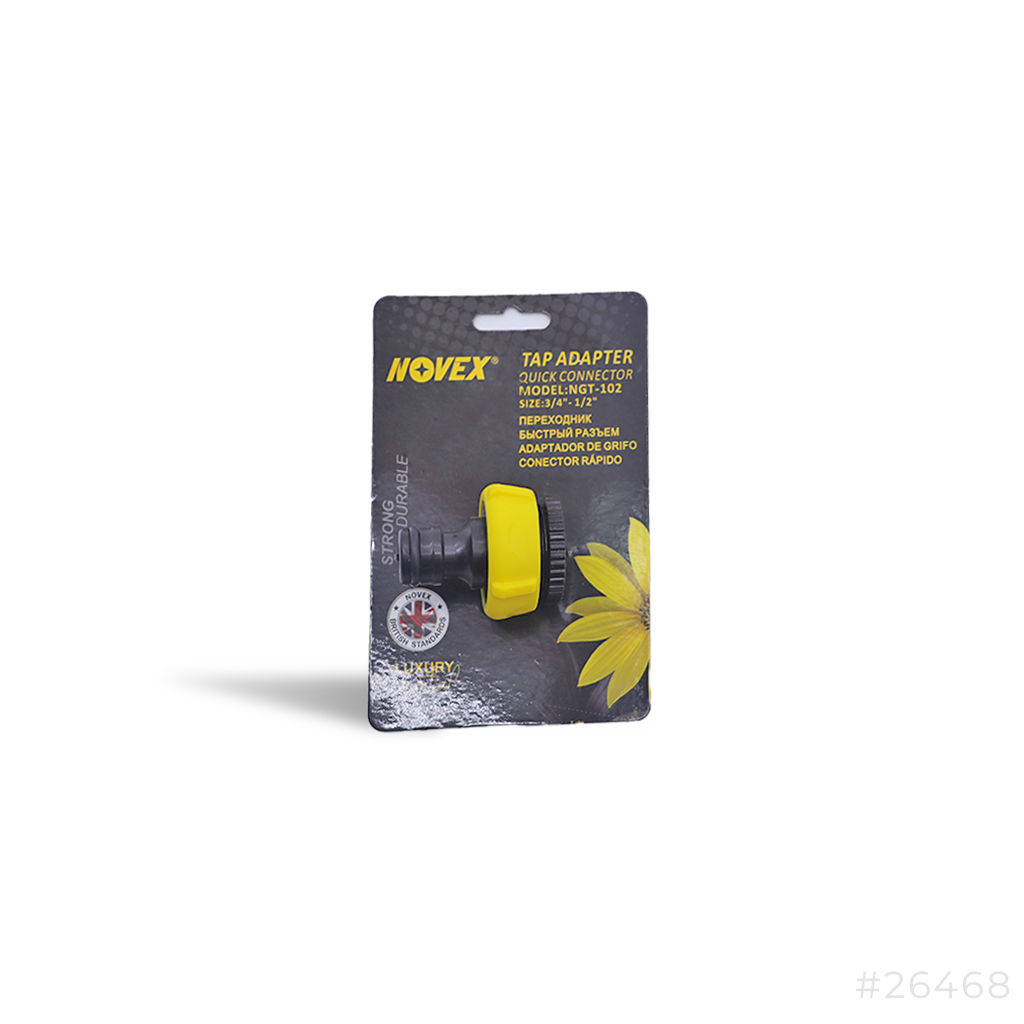 Tap Connector Pvc 1/2"x3/4" NGT-102 Novex