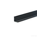 Aluminum L-Channel 18x18x0.8mm x 280cm Matt Black