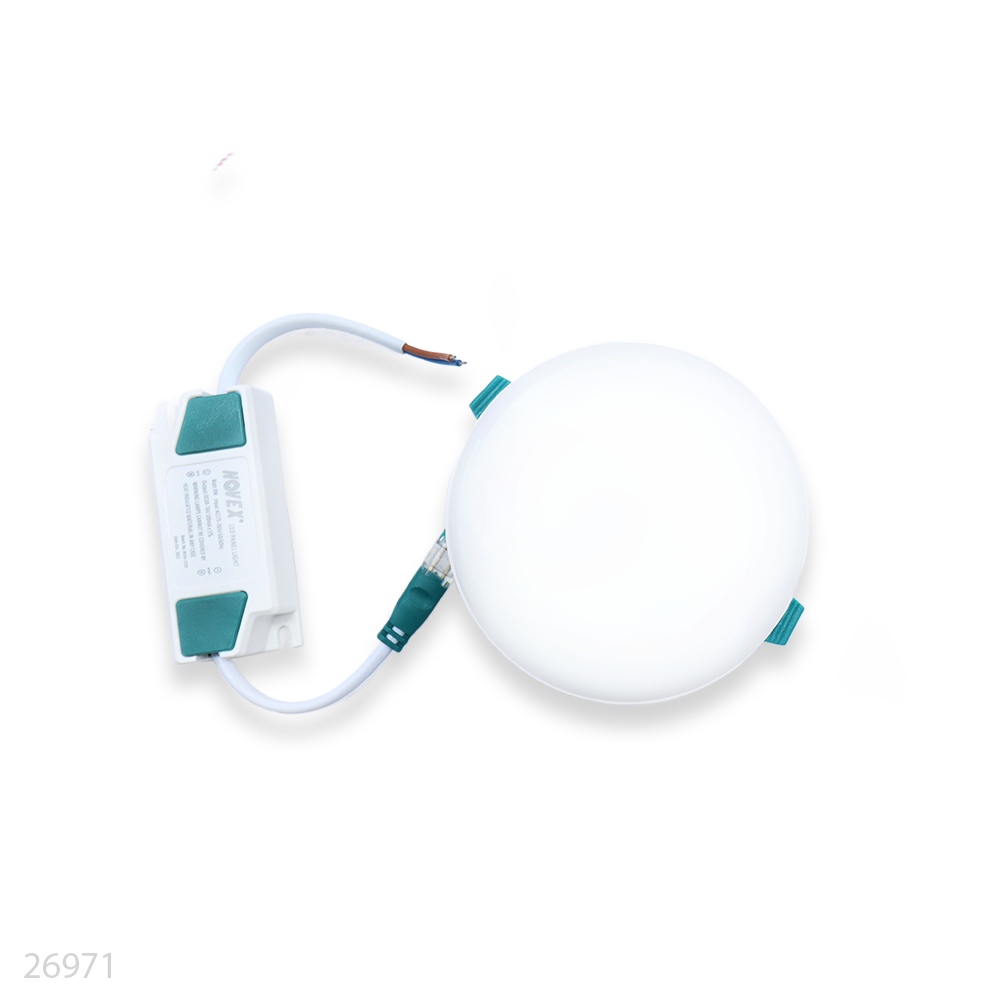 Led Panel Light Flush Adjustable Round 8W  4" NDL-PLED-ADJ8-7K Day Light Novex