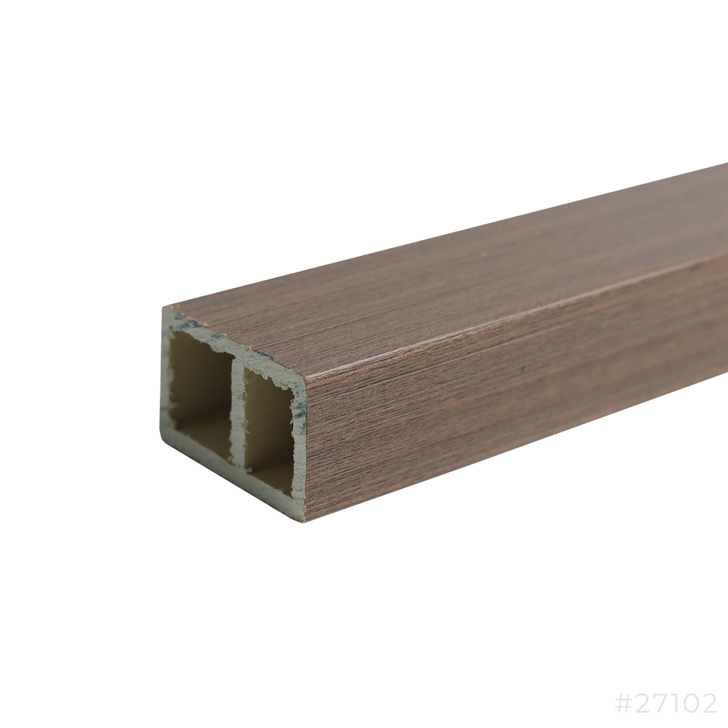 WPVC Hollow Timber Partition Tube 40x25x2900mm WPC-04