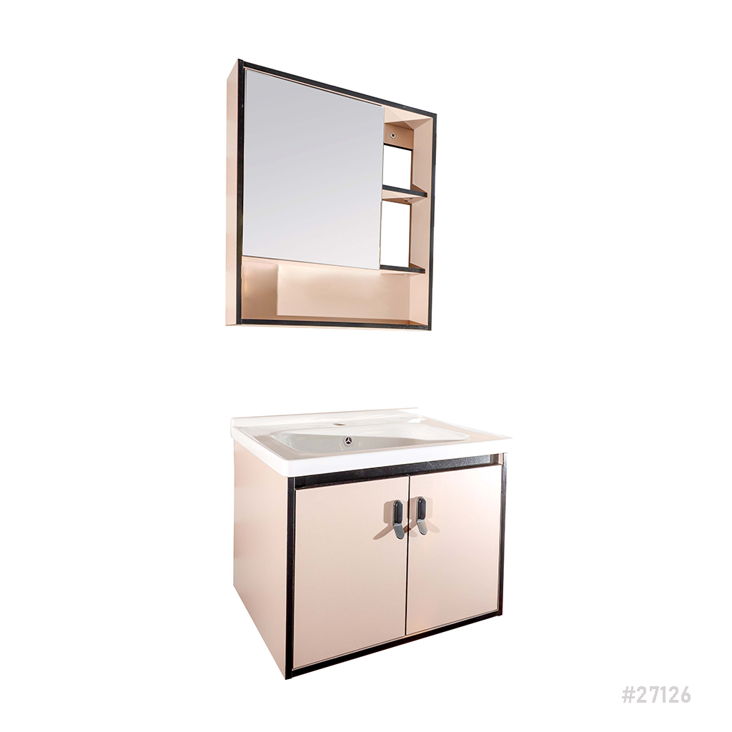Basin Cabinet with Mirror Cabinet 816B-60cm B:600x465mm M:600x650mm [2Box]