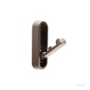 Cloth Hook Rack Wall Mount 1-Hook 5636 Grey