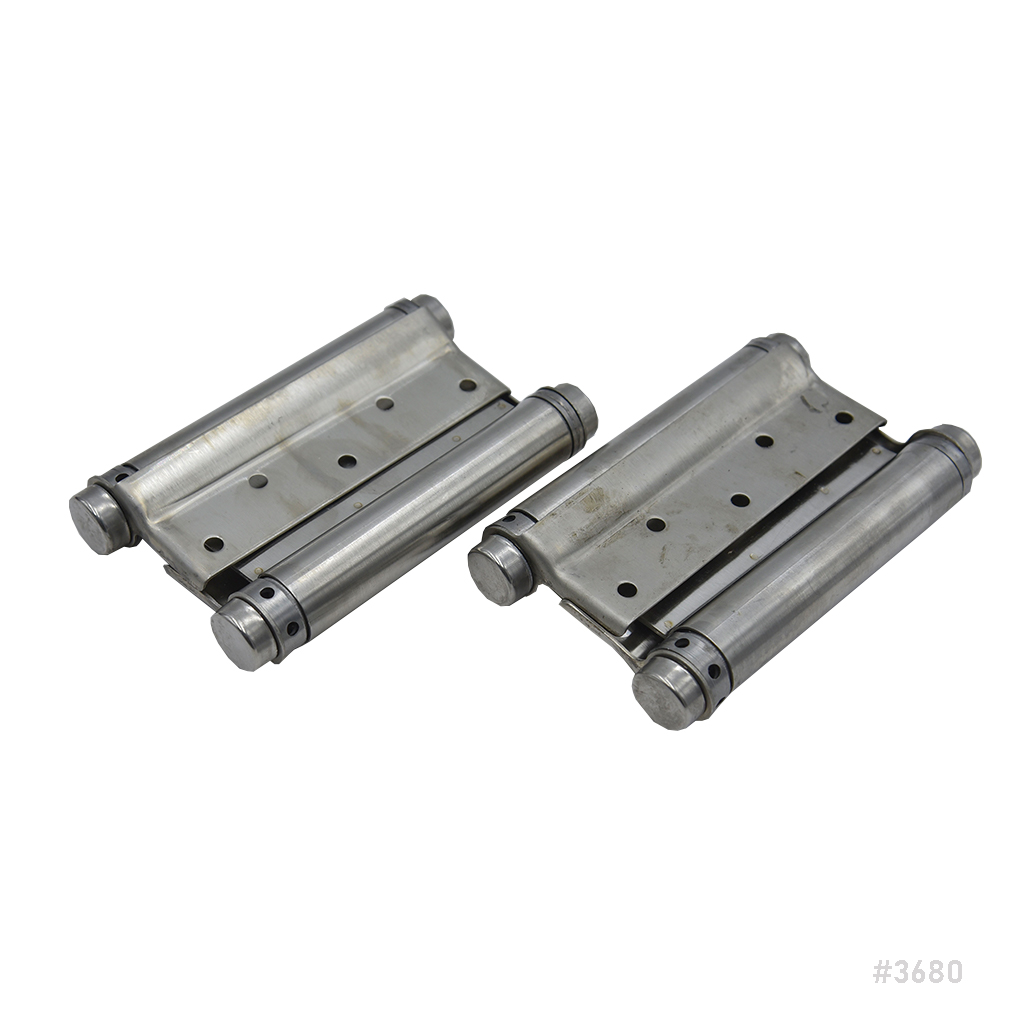 Double Action Spring Hinges 5" SS Ruisheng Pair