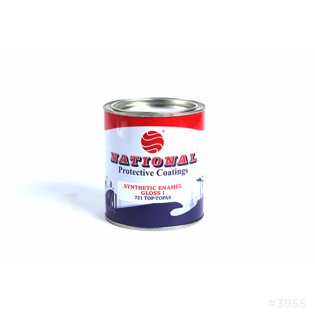 National Synthetic Enamel Gloss Paint 0.9Ltr 721 Top Topas