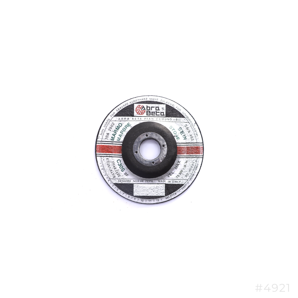Grinding Wheel 4"1/2*1/8*7/8 C30S BF DSA 2502-Abro Beta