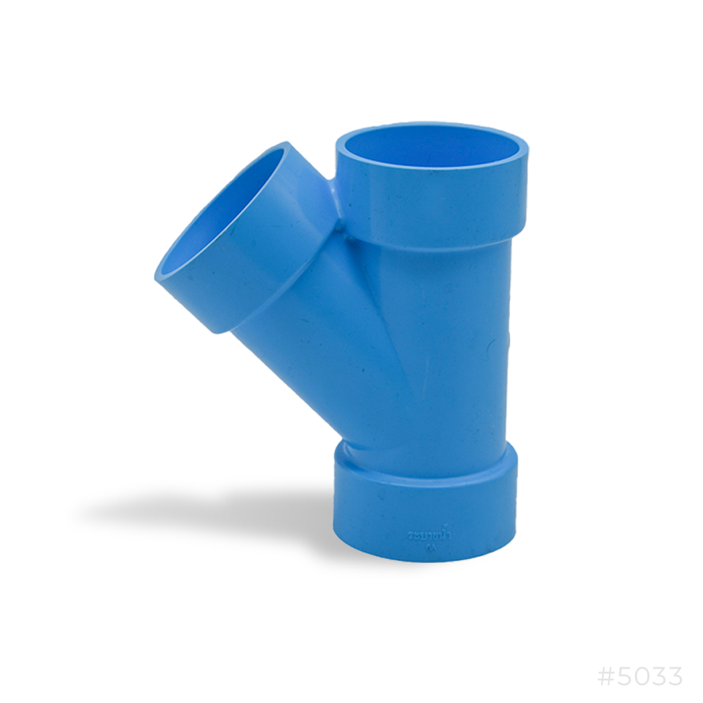 Y Tee Reducing 45° 8.5 4"x3"