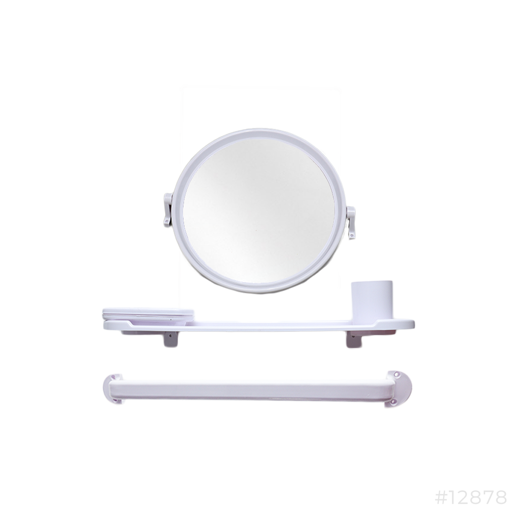 Bathroom Mirror Set Round 5Pcs 405 Sun-Son