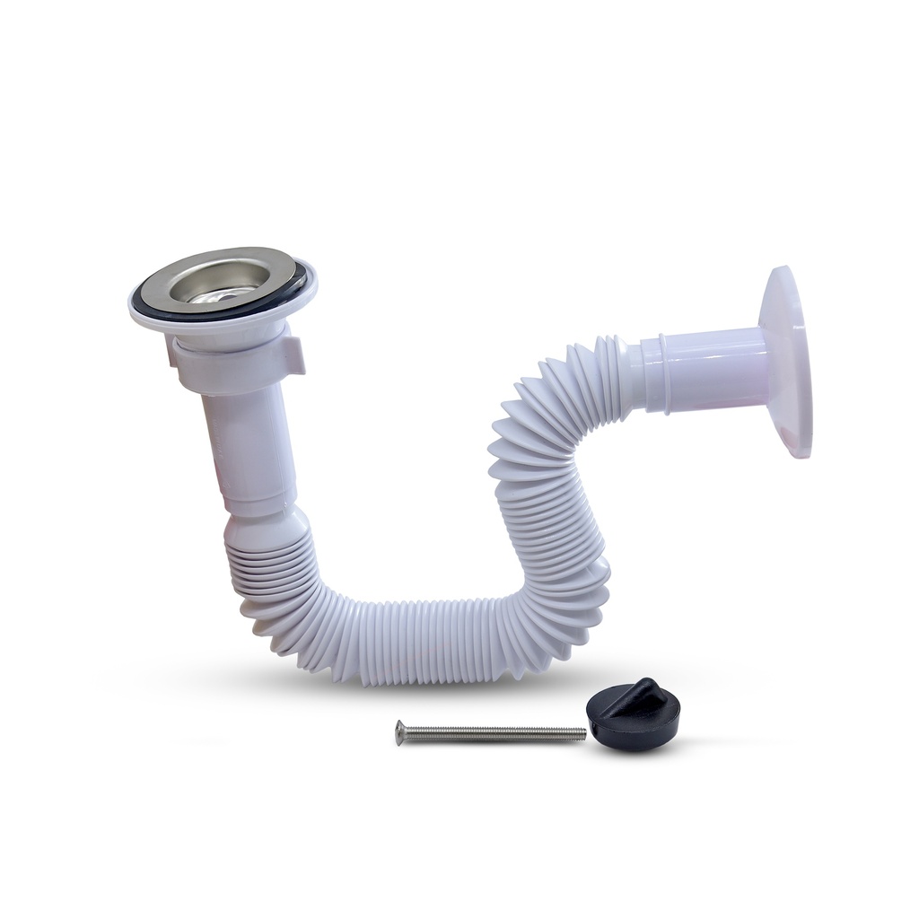 Flexible Hose with SS Waste Set EH5.0-80 1-1/4" BW