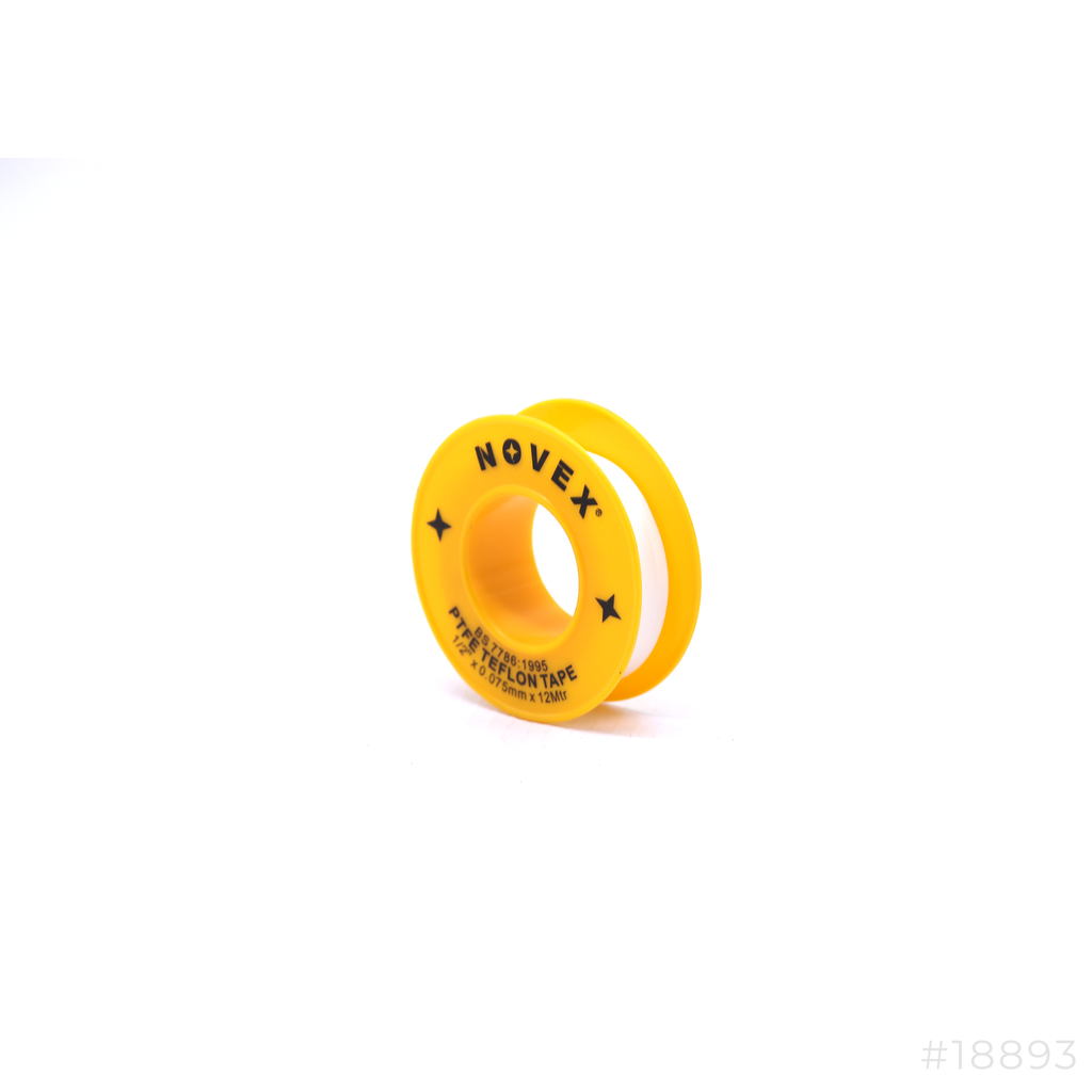 Thread Seal Tape 12mmx0.075mm 12Mtr Novex