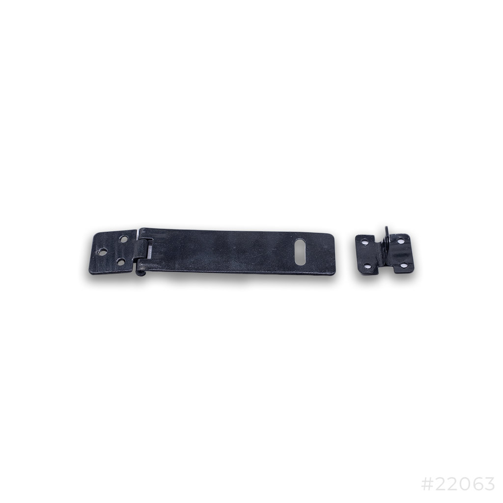 Hasp and Staple 5" Black 