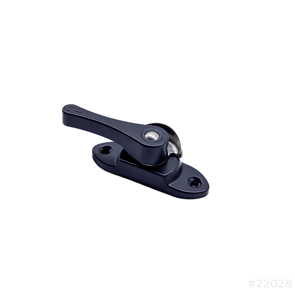 Aluminum Window Crescent Handle Black 360°
