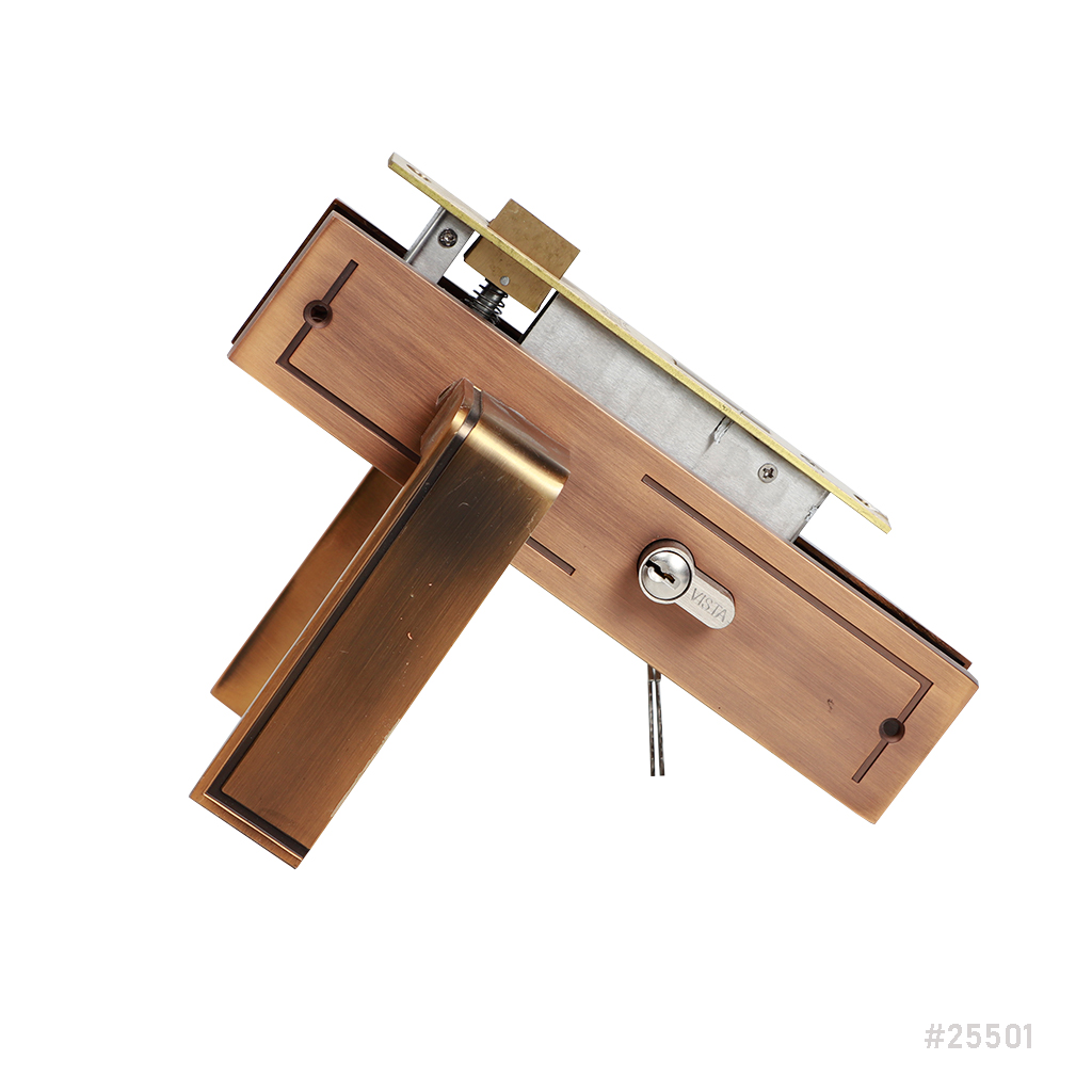 Door Handle with Lock Set Small MAB 8076-58 Wendy