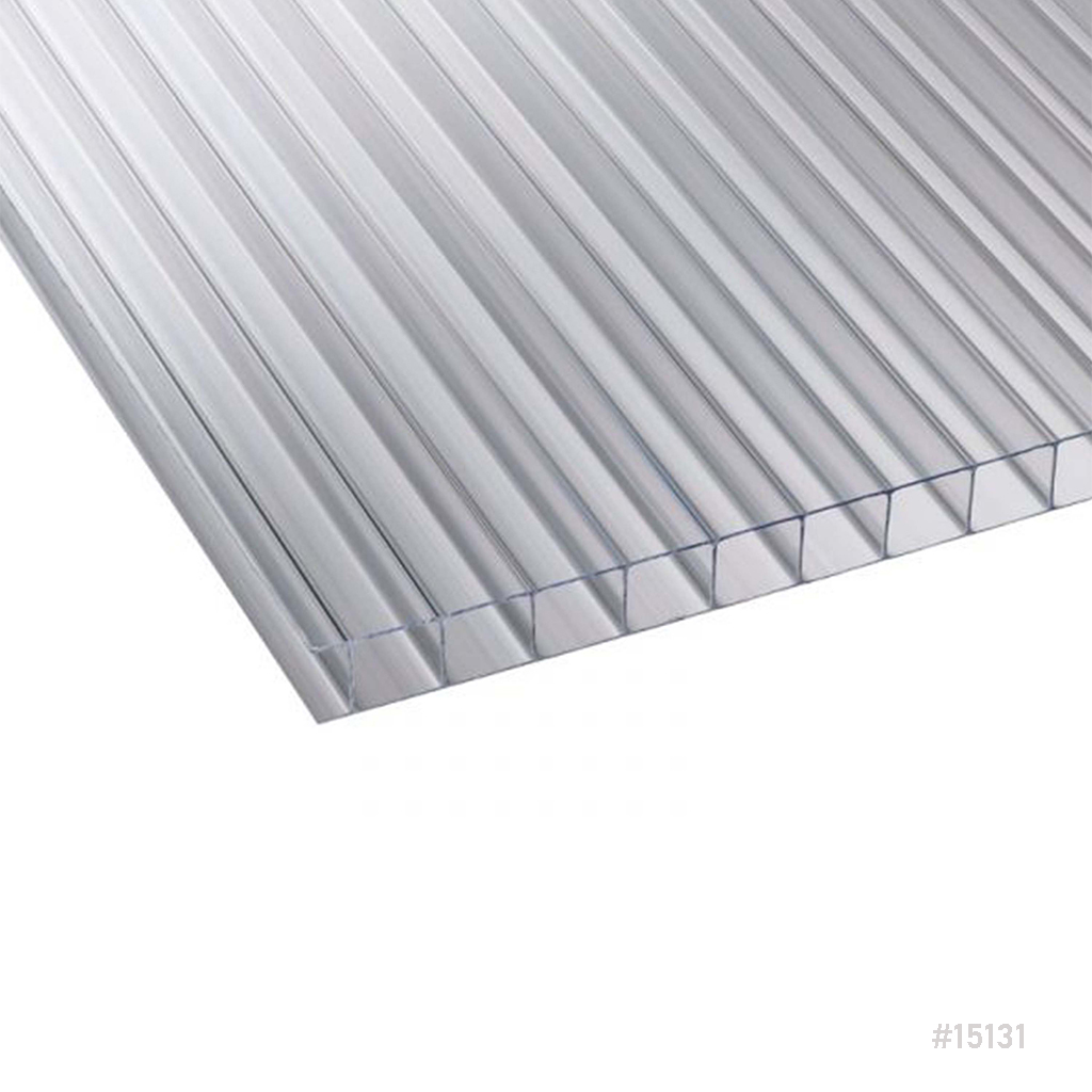 PVC Hollow Sun Sheet 10mm Clear 2100x5800mm