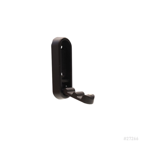 [27266] Cloth Hook Rack Wall Mount 1-Hook 5636 Black