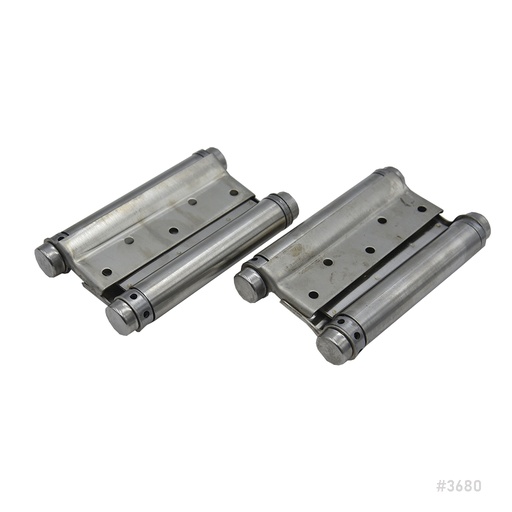 [3680] Double Action Spring Hinges 5" SS Ruisheng Pair