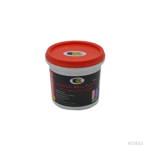 [13863] Acrylic Wall Putty Exterior Bosny 1.2Kg B 222