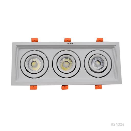 [24326] LED Recessed Spot Downlight 3x7w DDZJ-03A Gopo