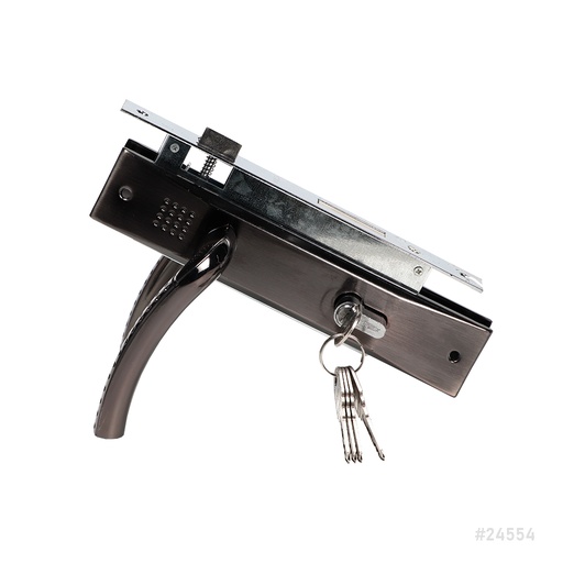 [24554] Door Handle Lock Set 121AP725 SN/BB Sqiek