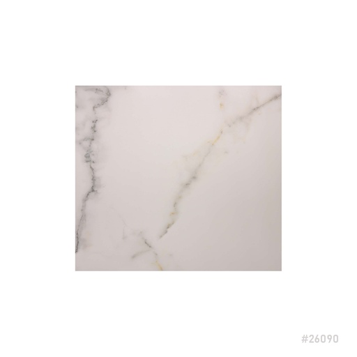 [26090] Floor Tile Glazed Vitrified 600x600mm Carrara White Matt
