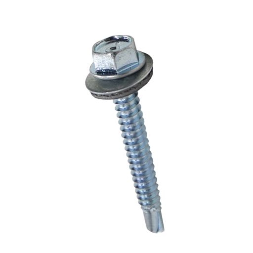[15427] Self-Drilling Screw Hex Washer Head (Metal) #12x2"