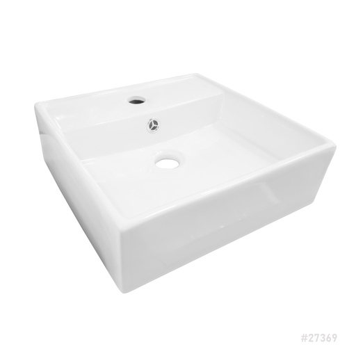 [27369] Ceramic Wash Basin 375x375x120mm 308