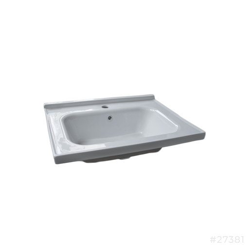 [27381] Ceramic Counter Basin 600x480mm 1170A-60
